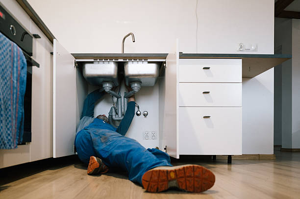 Professional Drain Cleaning technician working in Sykesville, MD